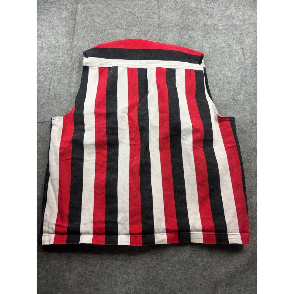 Vintage striped denim